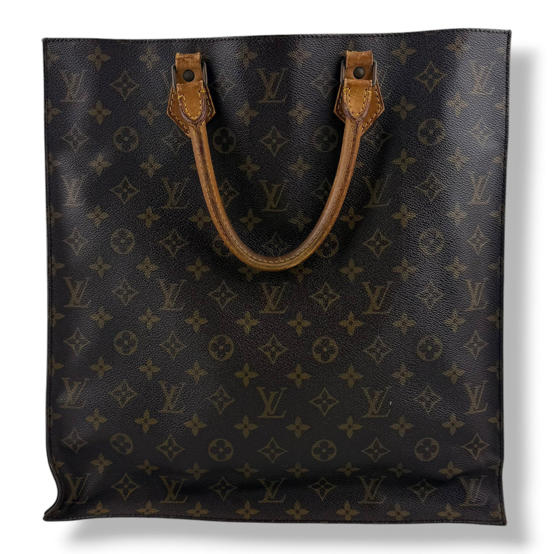 Louis Vuitton Brown Monogram Sac Plat Handbag