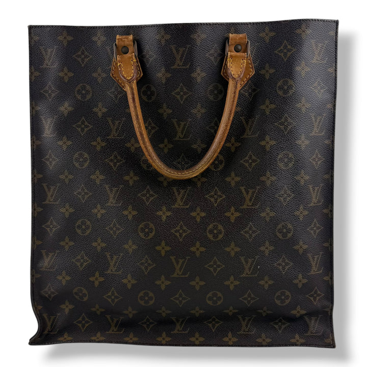 Louis Vuitton Brown Monogram Sac Plat Handbag