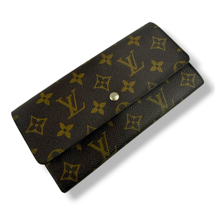 Louis Vuitton Sarah Brown Monogram Femme Wallet