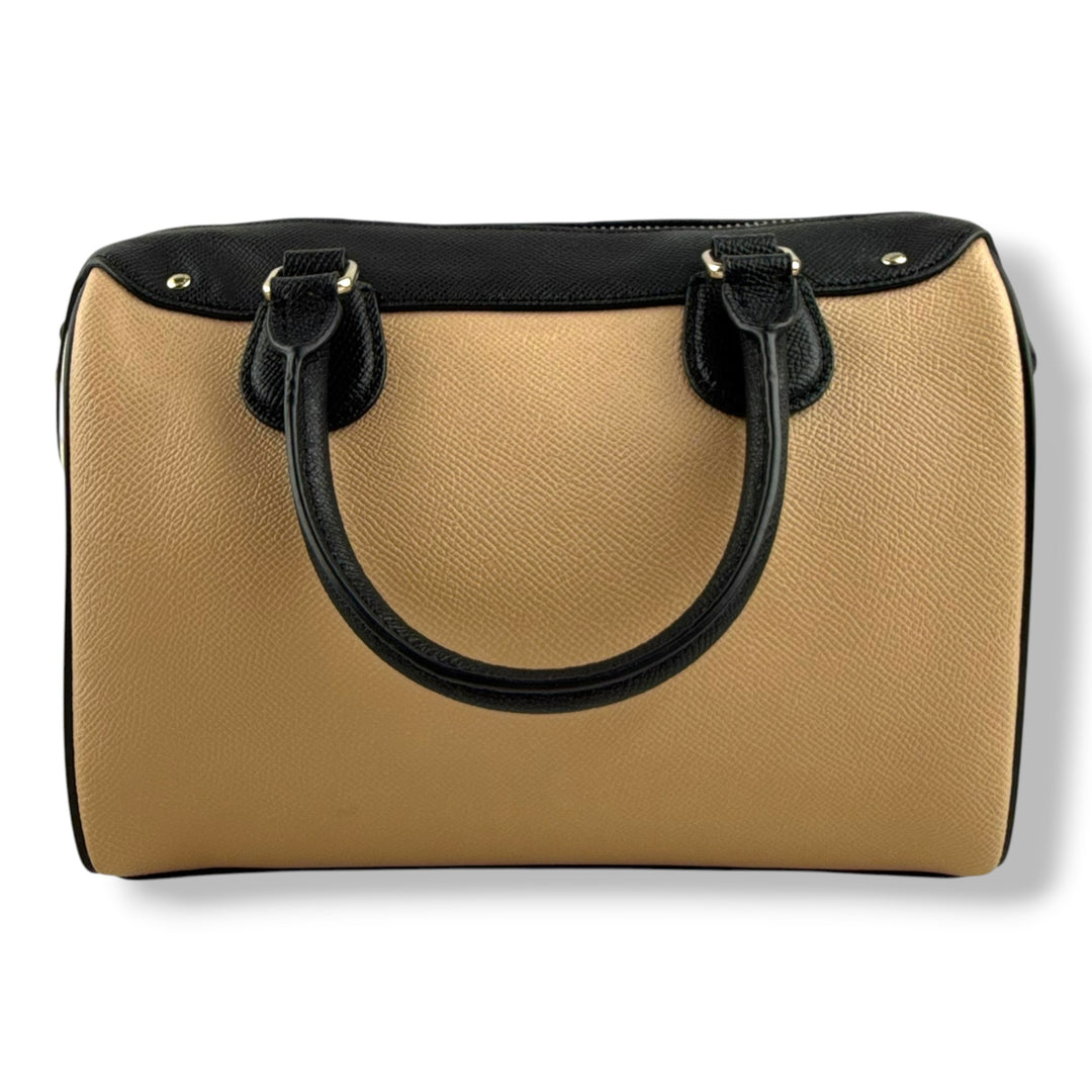 Coach Mini Bennett Beige Satchel Handbag