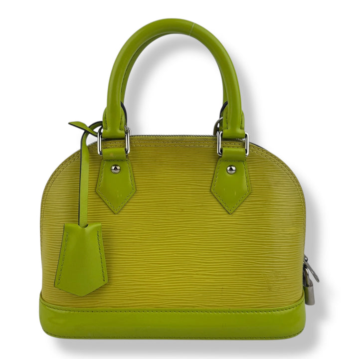 Louis Vuitton Alma BB Epi Leather Neon Handbag