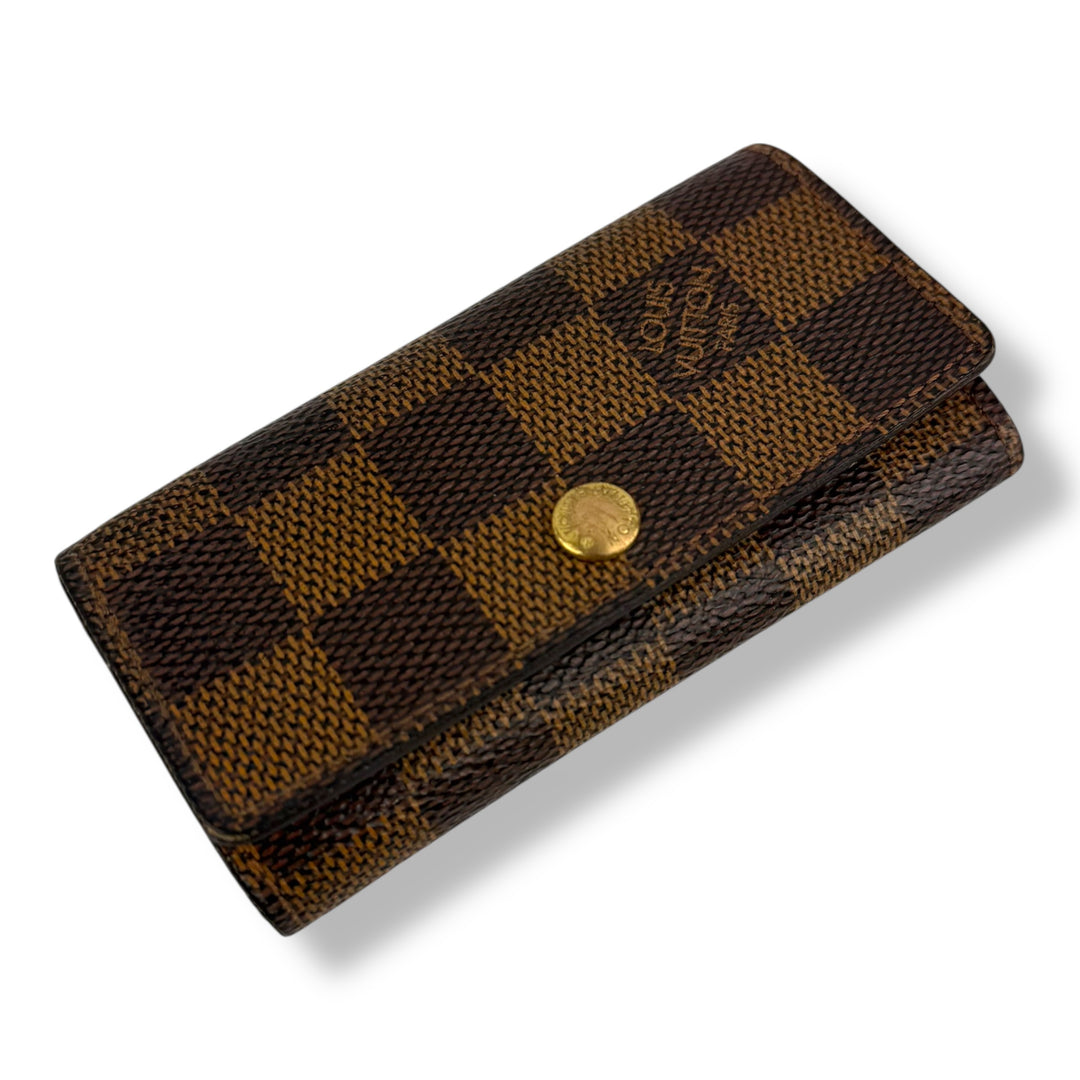 Louis Vuitton Brown Damier 4 Key Holder Purse