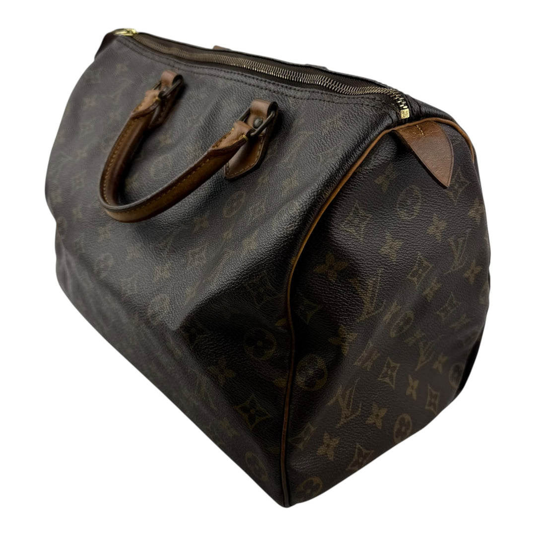 Louis Vuitton Speedy 35 Brown Monogram Handbag