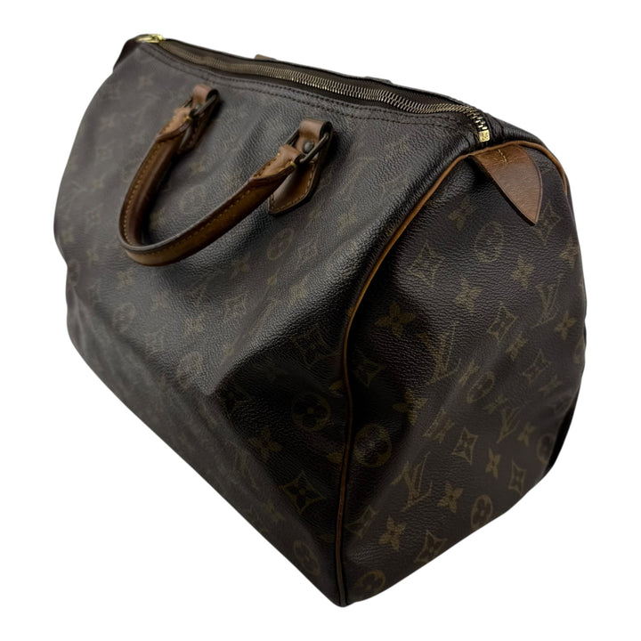 Louis Vuitton Speedy 35 Brown Monogram Handbag
