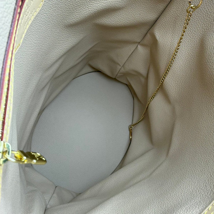 Louis Vuitton GM Bucket Tote Brown Monogram Handbag