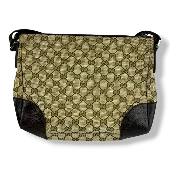 Gucci Supreme Beige Canvas Crossbody Bag