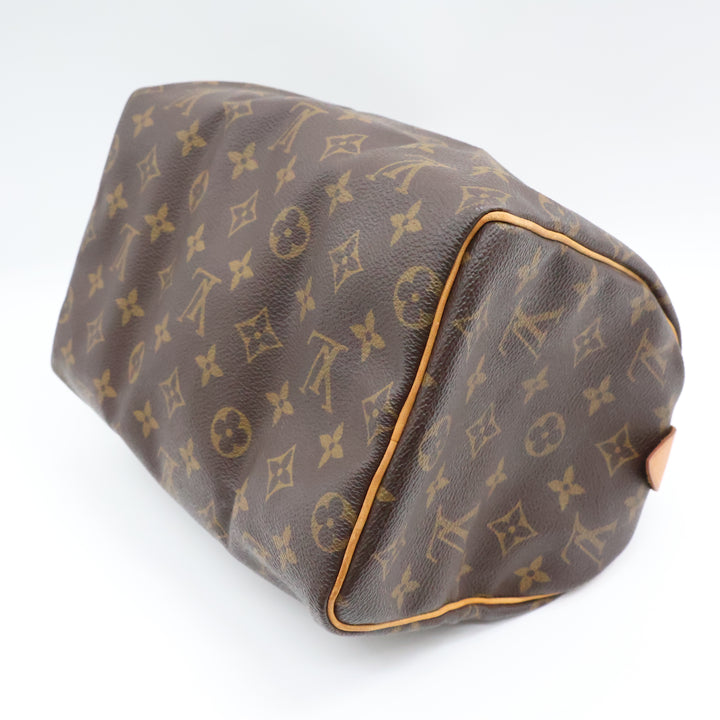 Louis Vuitton Vintage Brown Monogram Speedy 25 Handbag