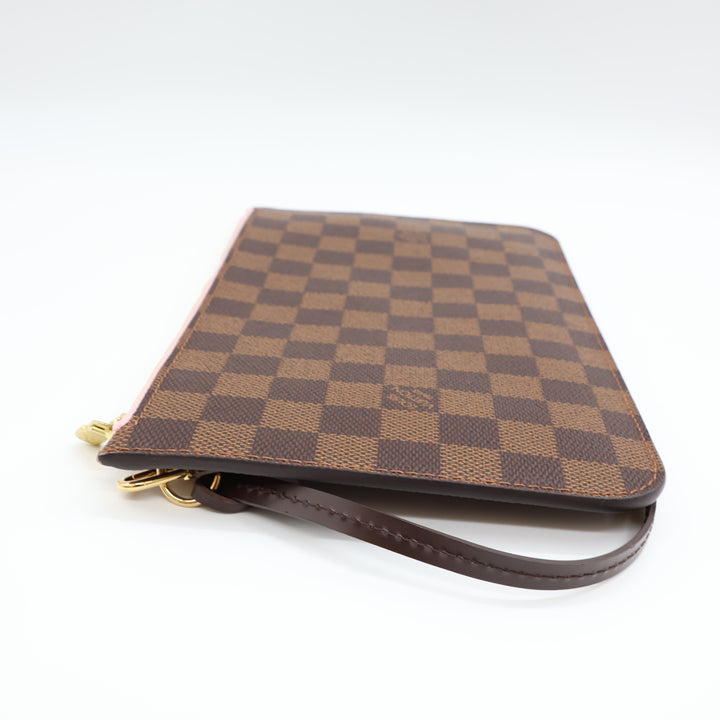 Louis Vuitton Damier Ebene Neverfull MM Clutch Pouch