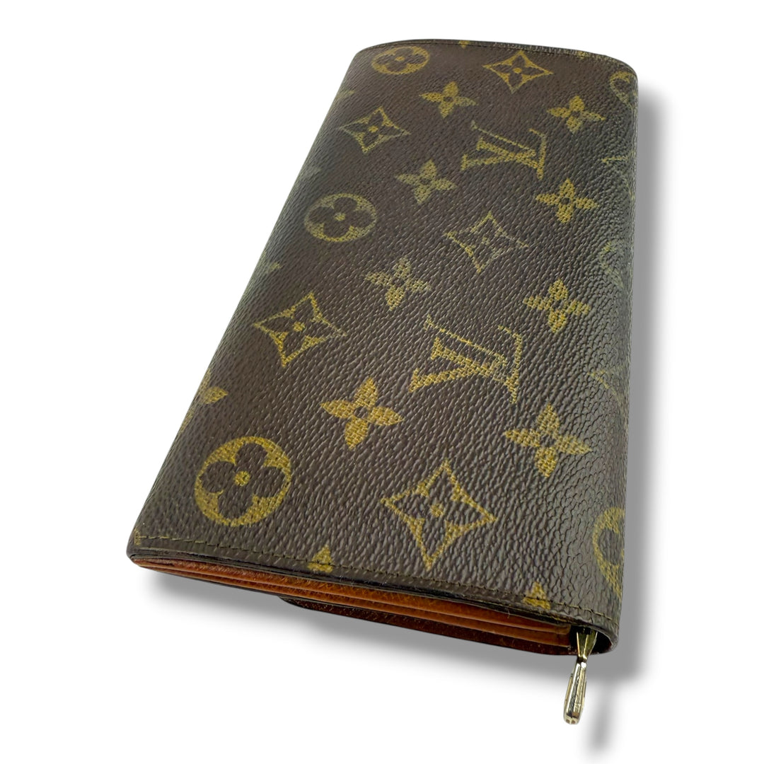 Louis Vuitton Sarah Brown Monogram Femme Wallet