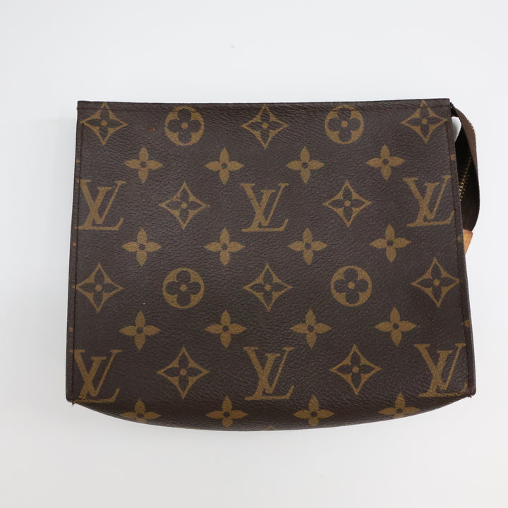 Louis Vuitton Brown Monogram Toiletry Pouch 19 Bag