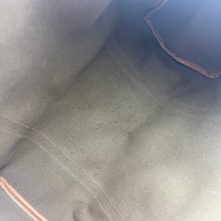 Gucci Beige GG Monogram Boston Canvas Bag