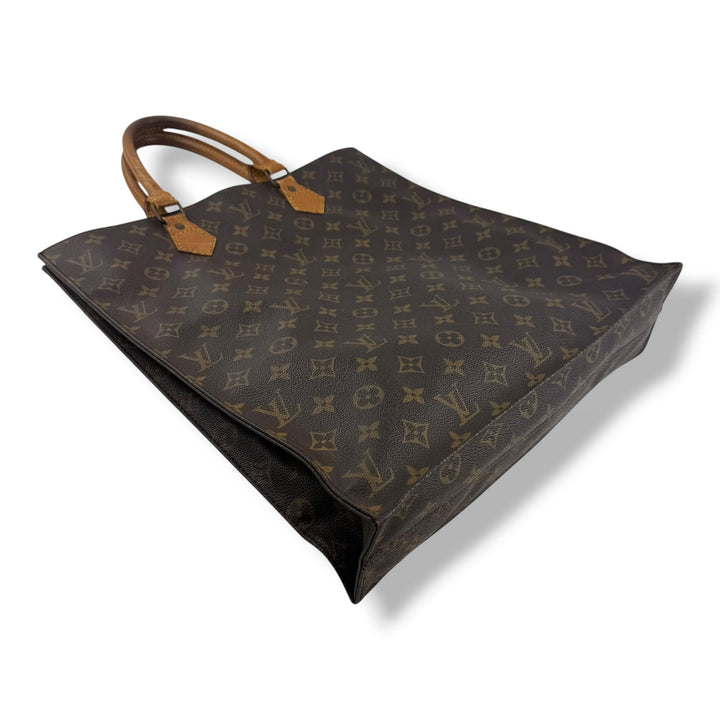 Louis Vuitton Brown Monogram Sac Plat Handbag