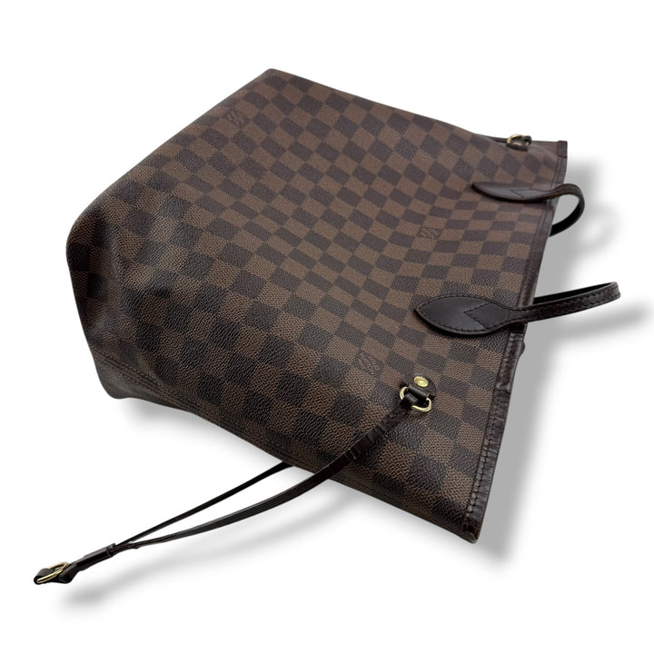 Louis Vuitton Brown Damier Neverfull MM Handbag
