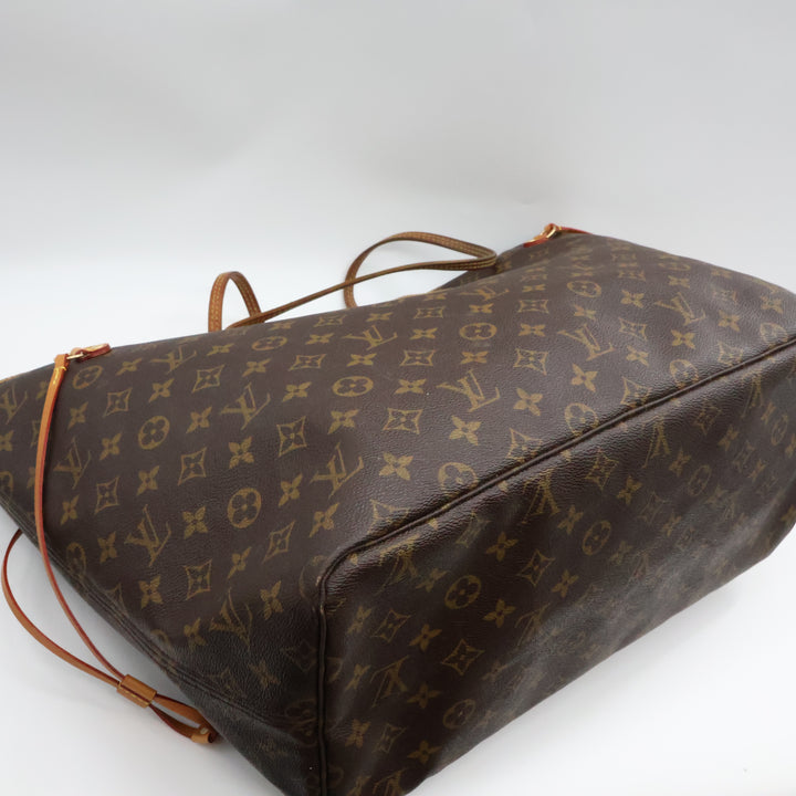 Louis Vuitton Brown Monogram Neverfull GM Handbag