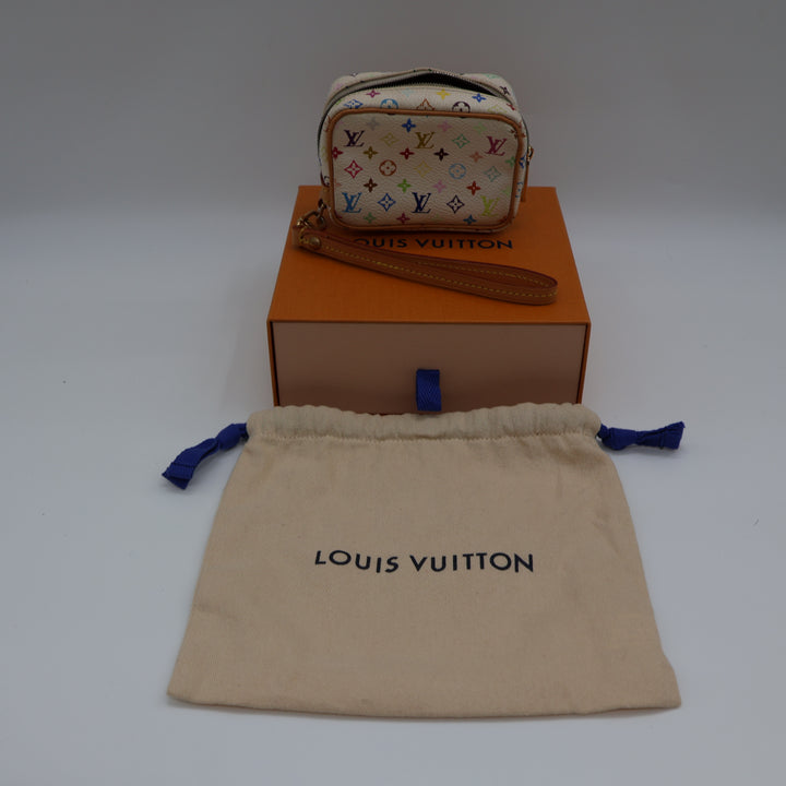 Louis Vuitton White Murakami Wapity PM Pouch