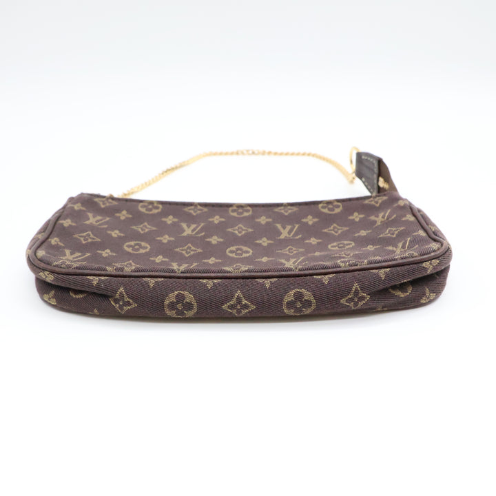 Louis Vuitton Medium Pochette Accessories Lin Monogram Clutch Bag