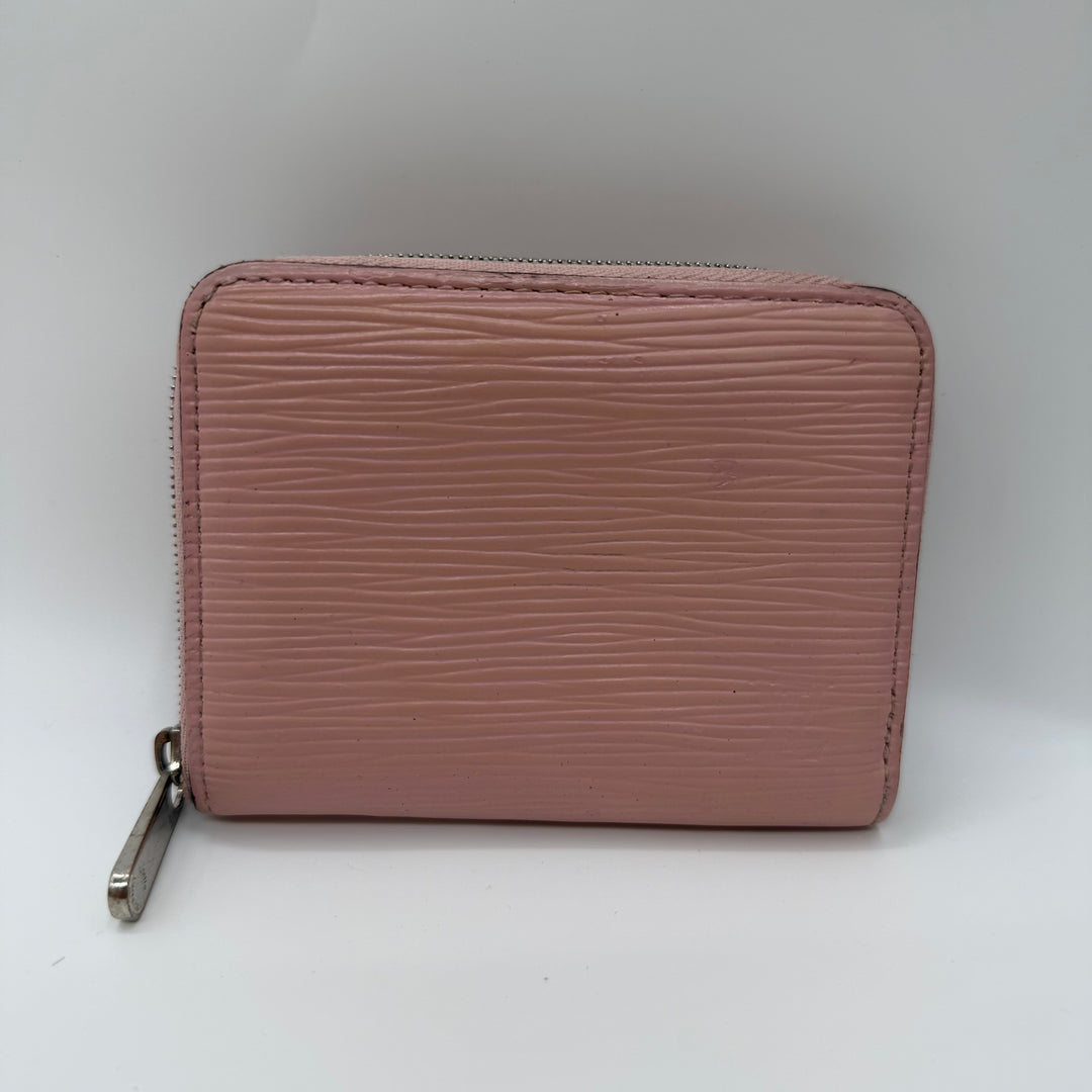 Louis Vuitton Pink Epi Leather Mini Zippy Purse