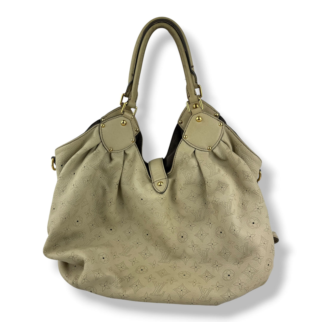 Louis Vuitton Monogram Olive Mahina Leather Surya Tote Bag