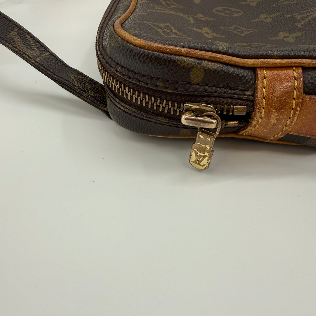 Louis Vuitton Vintage Marly Brown Monogram Messenger Handbag
