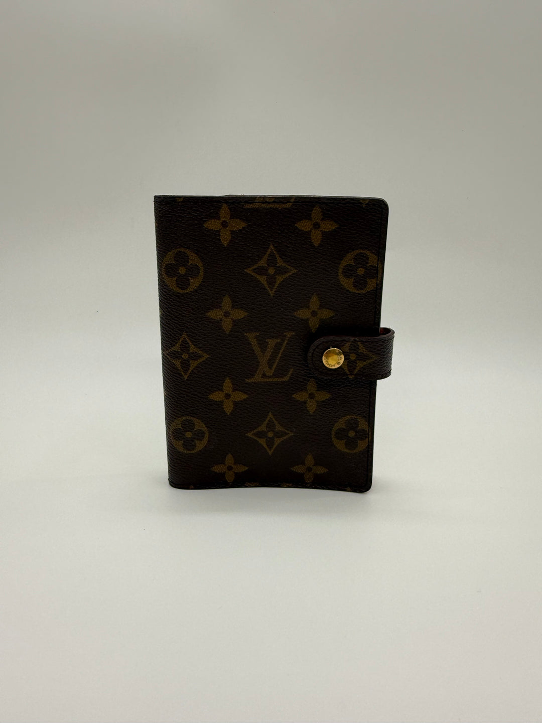 Louis Vuitton Brown Monogram PM Ring Agenda Wallet