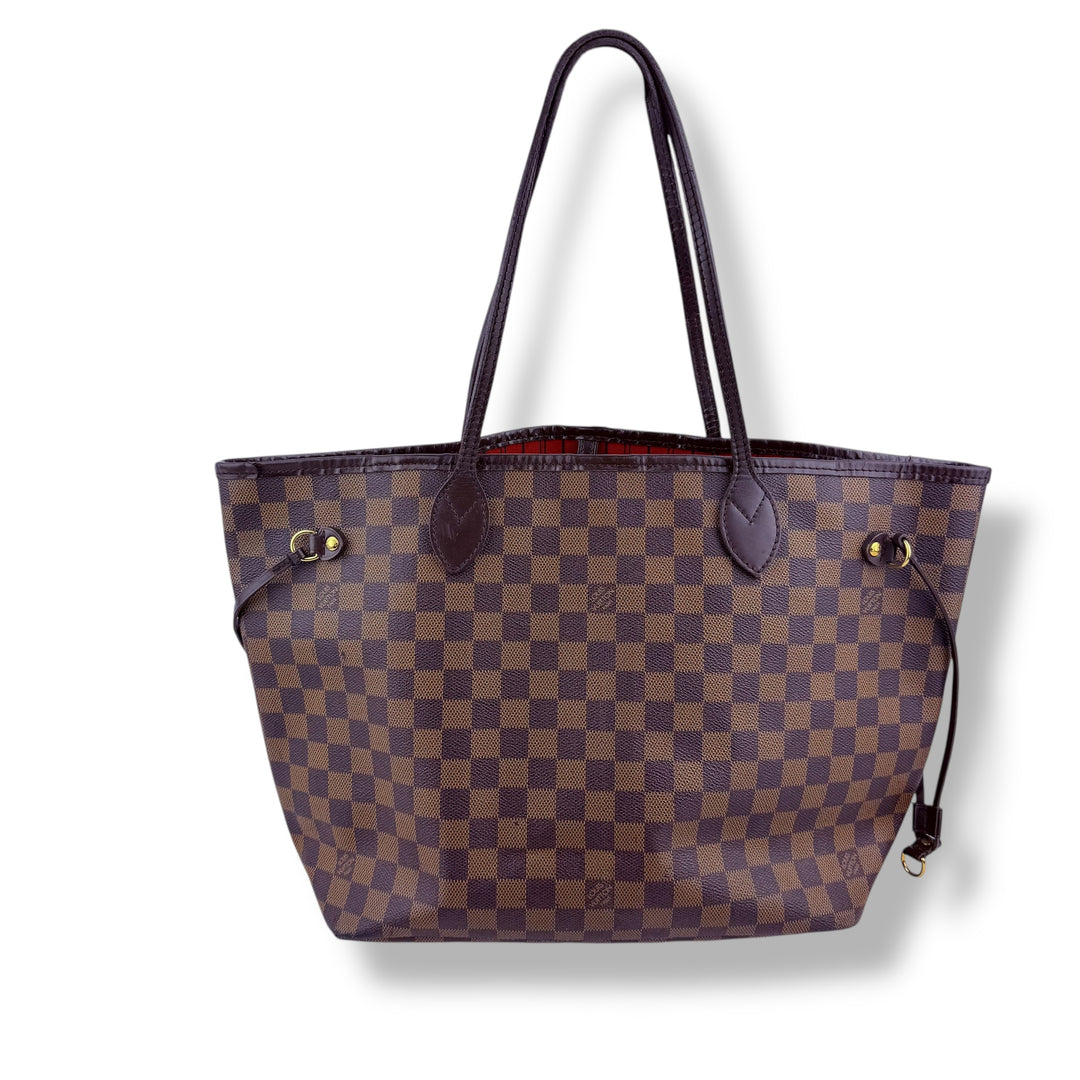 Louis Vuitton Brown Damier Neverfull MM Handbag
