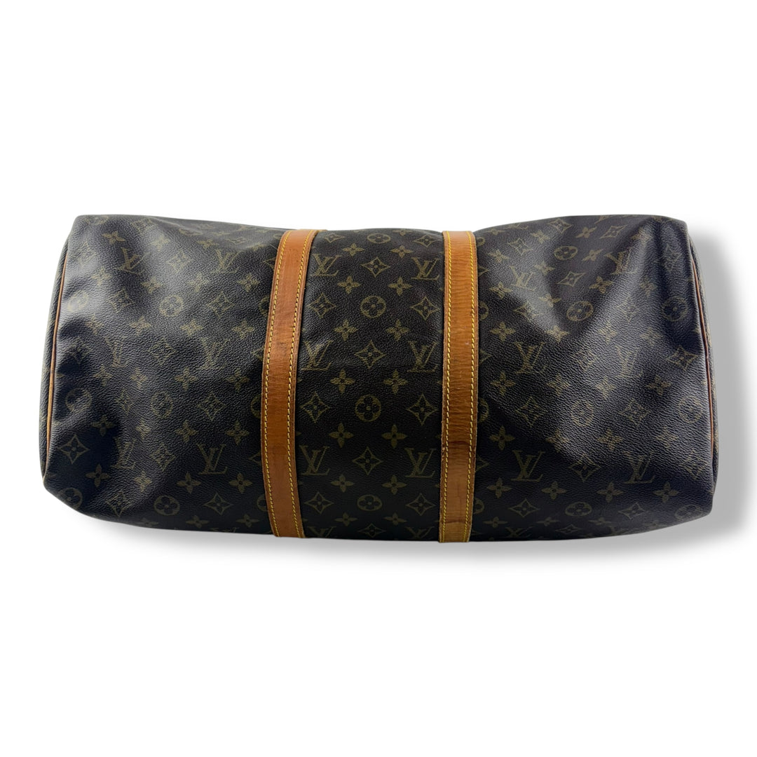 Louis Vuitton Vintage Brown Monogram 50 Keepall Duffle Bag