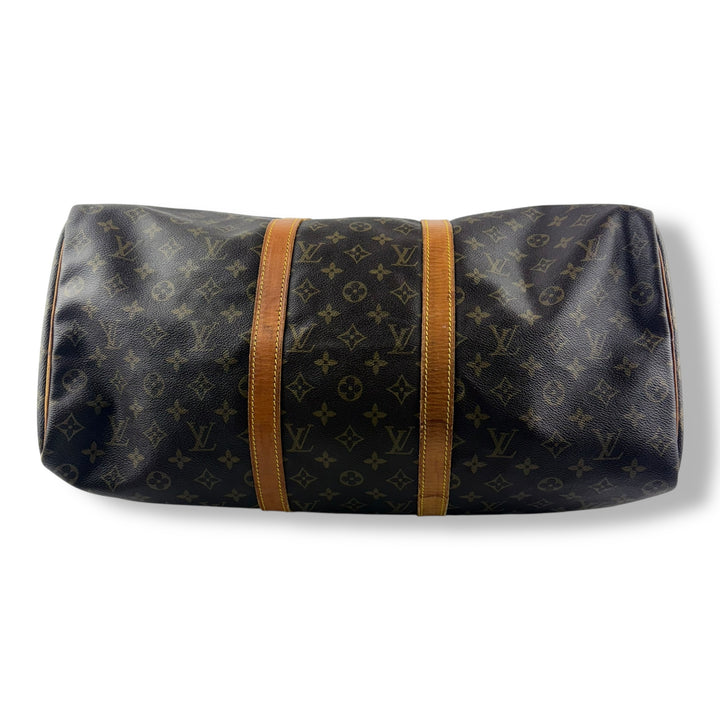 Louis Vuitton Vintage Brown Monogram 50 Keepall Duffle Bag