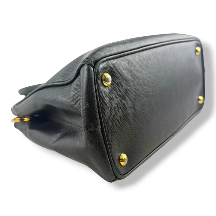 Prada Galleria Saffiano Tote Black Leather Handbag
