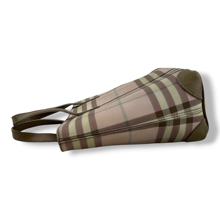 Burberry Nova Check Mini Pastel Tote Handbag