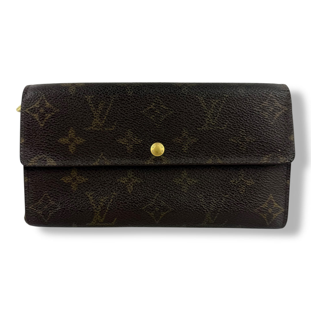 Louis Vuitton Sarah Brown Monogram Femme Wallet