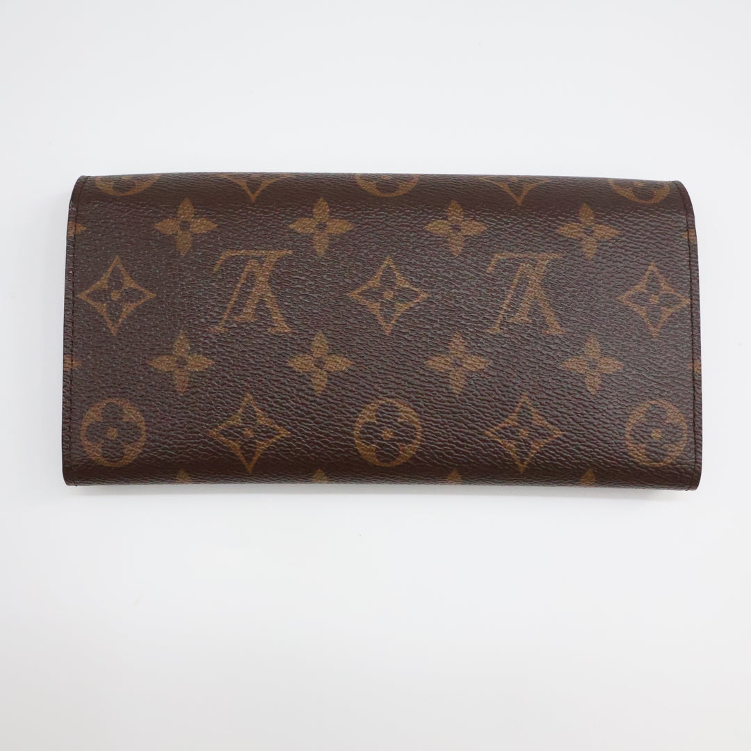 Louis Vuitton Emilie Brown Monogram Femme Wallet