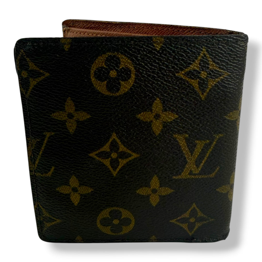 Louis Vuitton Vintage Bifold Brown Monogram Wallet 7761