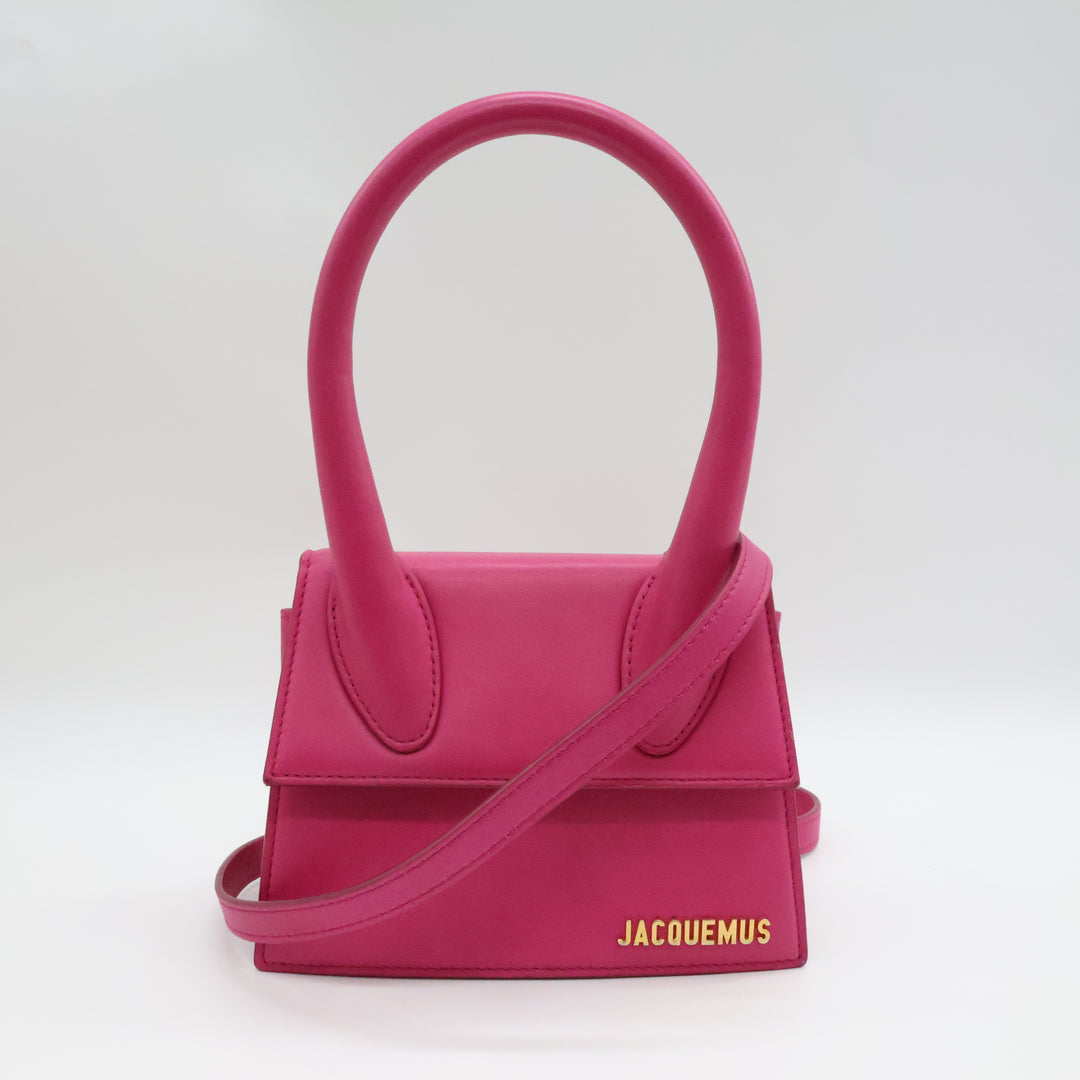 Jacquemus Le Chiquito Medium Pink Moyen Crossbody Handbag