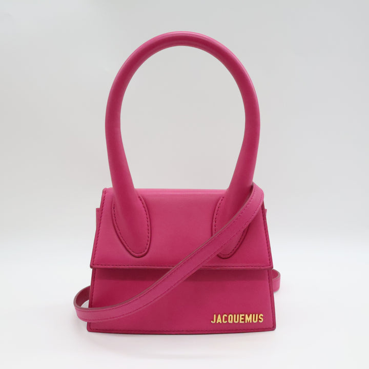 Jacquemus Le Chiquito Medium Pink Moyen Crossbody Handbag