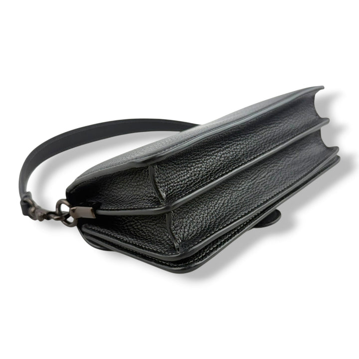 Coach Tabby 20 Black Leather Handbag