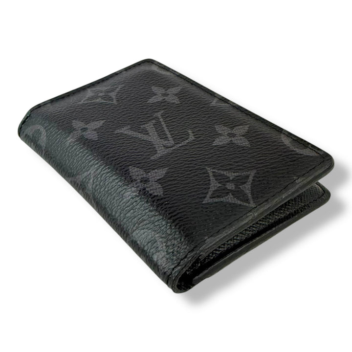 Louis Vuitton Black Monogram Eclipse Pocket Organiser Cardholder Wallet