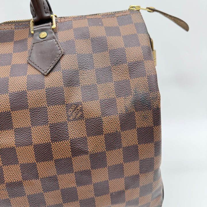 Louis Vuitton Speedy 35 Brown Damier Handbag