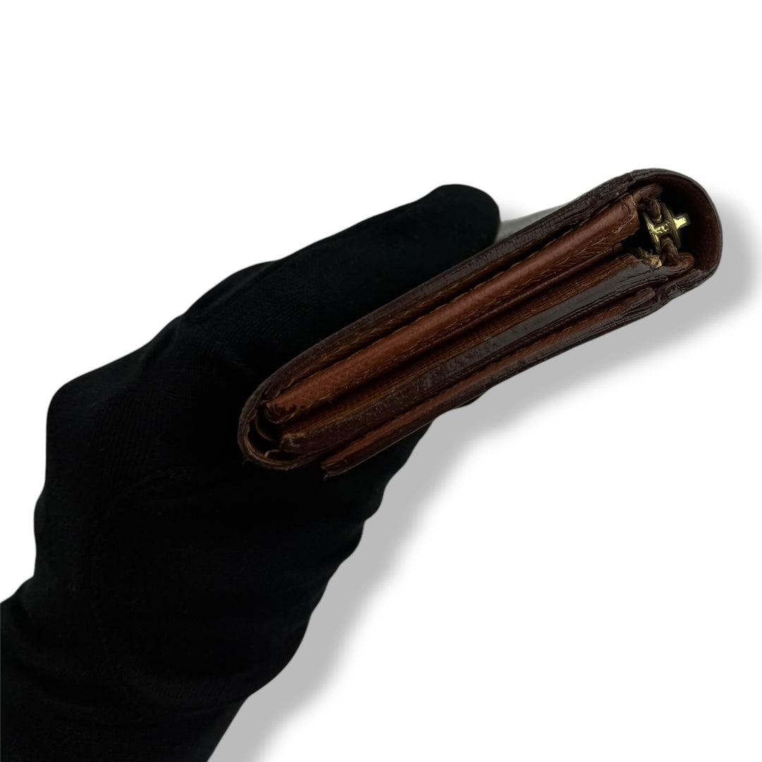 Louis Vuitton Brown Monogram Zippy Clip Purse