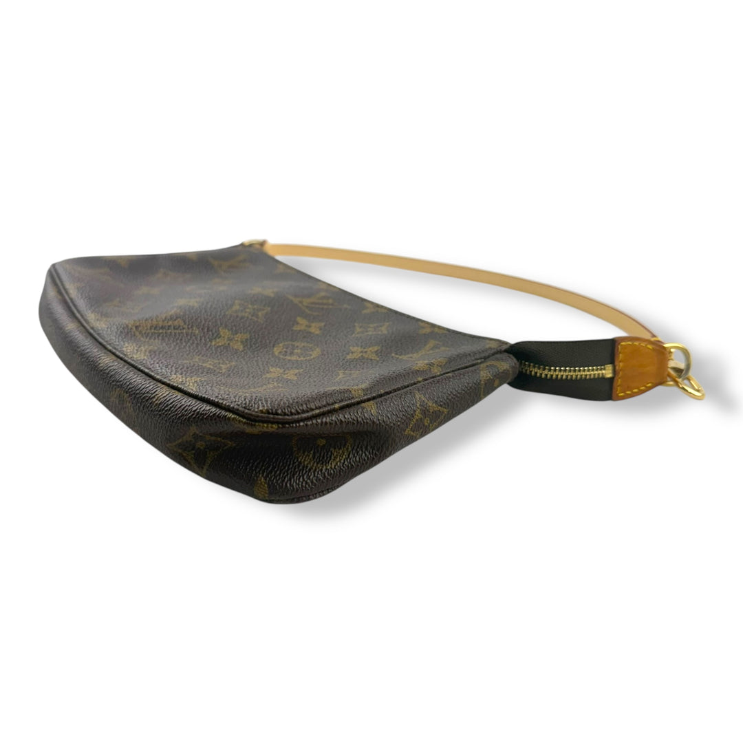 Louis Vuitton Pochette Accessories Brown Monogram Clutch Bag
