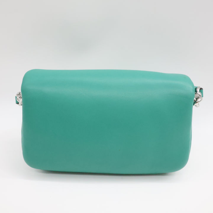 Coach Pillow Tabby 18 Green Leather Handbag