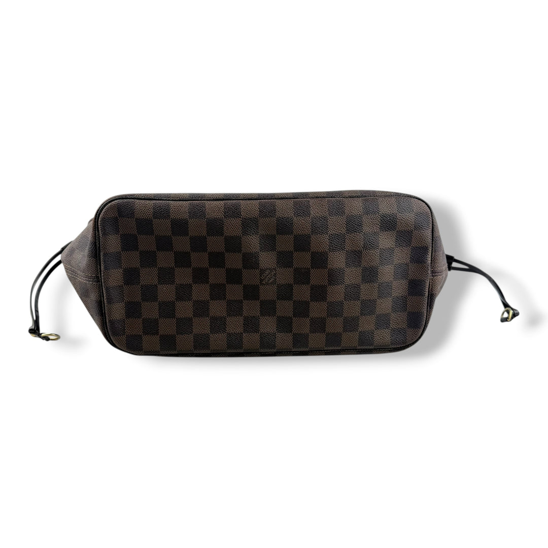 Louis Vuitton Brown Damier Neverfull MM Handbag