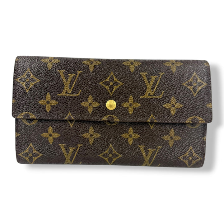 Louis Vuitton Trifold Brown Monogram Femme Wallet