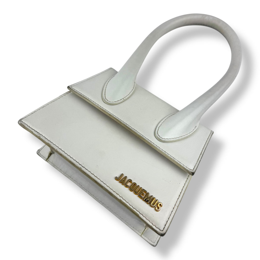 Jacquemus Le Chiquito Medium White Moyen Crossbody Handbag