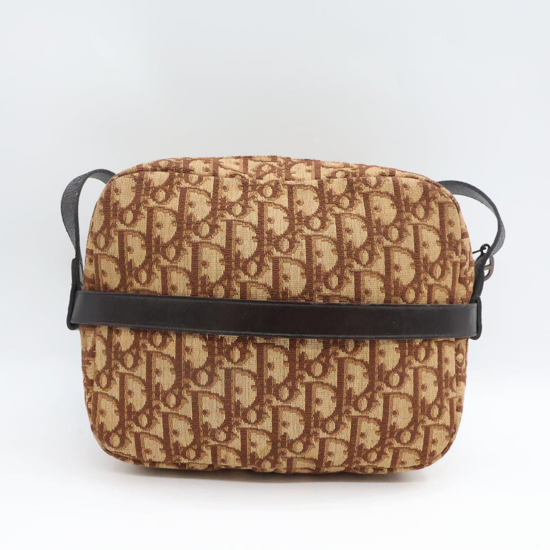 Dior Vintage Trotter Shoulder Beige Handbag
