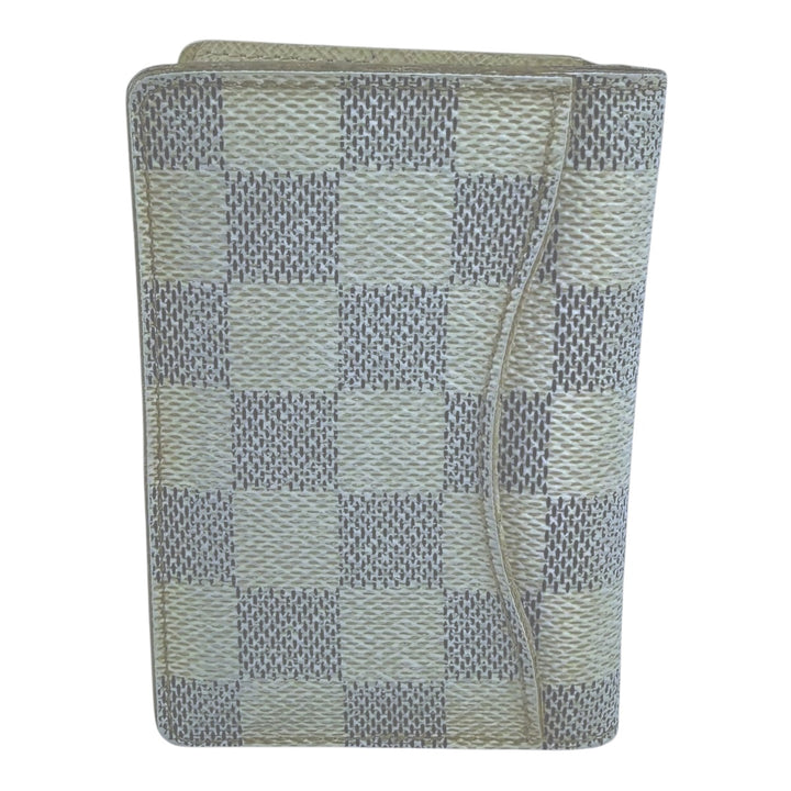 Louis Vuitton Pocket Organiser Azur Damier Leather