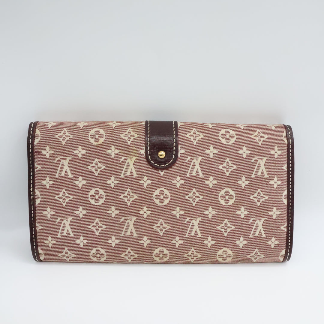 Louis Vuitton Sarah Pink Lin Femme Wallet