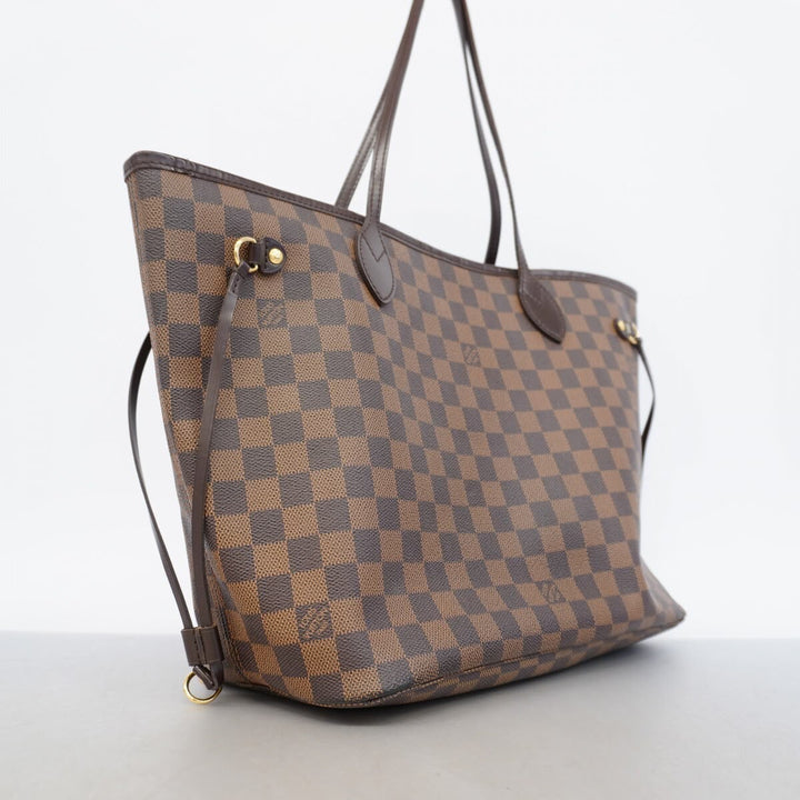 Louis Vuitton Brown Damier Neverfull MM Handbag