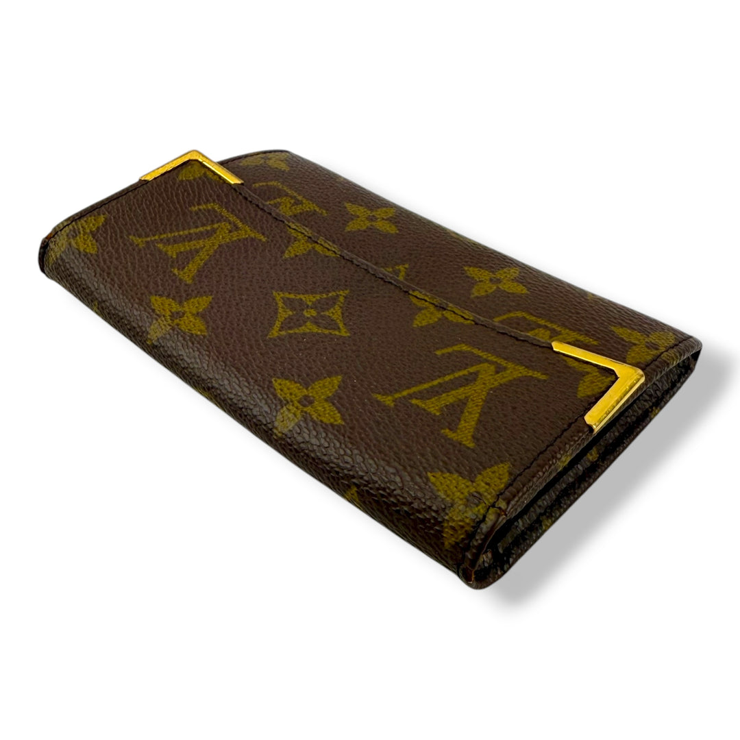 Louis Vuitton Brown Monogram French Purse Wallet