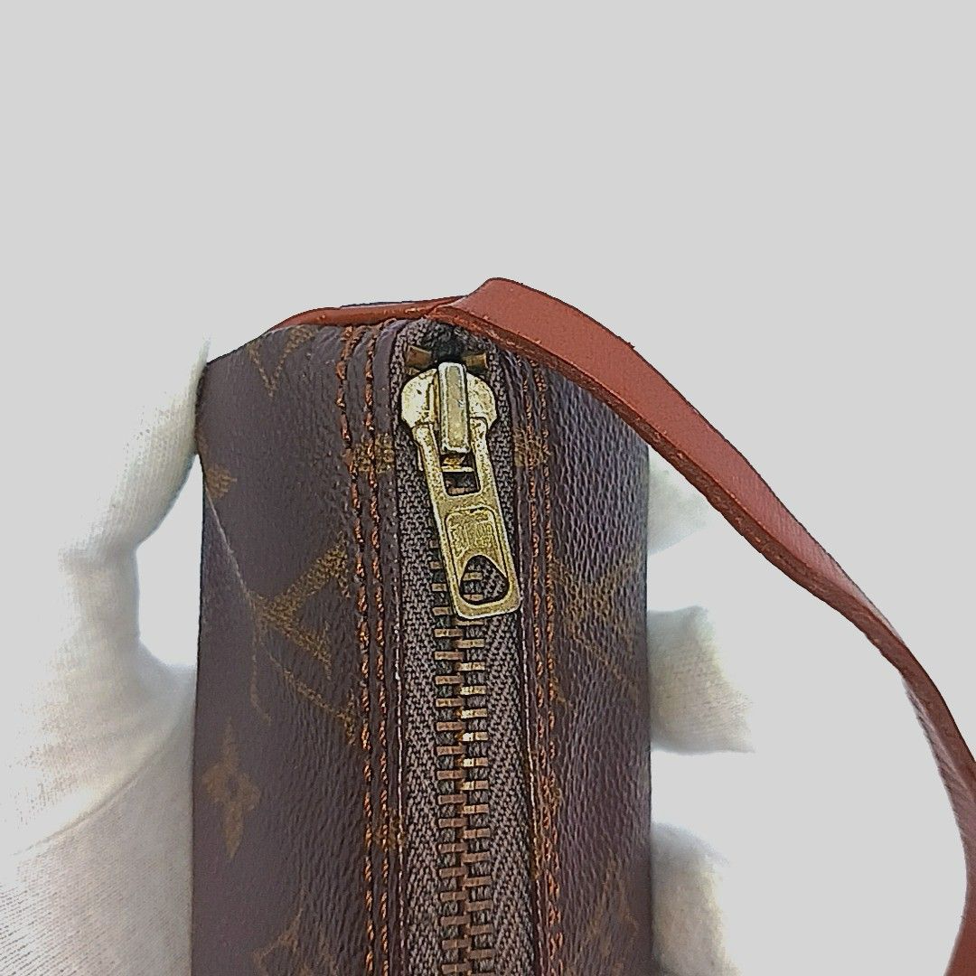Louis Vuitton Vintage Brown Monogram Mini Papillon Pouch