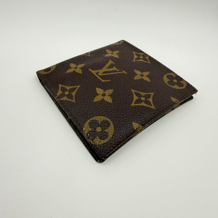 Louis Vuitton Vintage Bifold Brown Monogram Wallet 7864